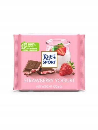 Levně 5 x Ritter Sport mléčný jogurt jahoda 100 g