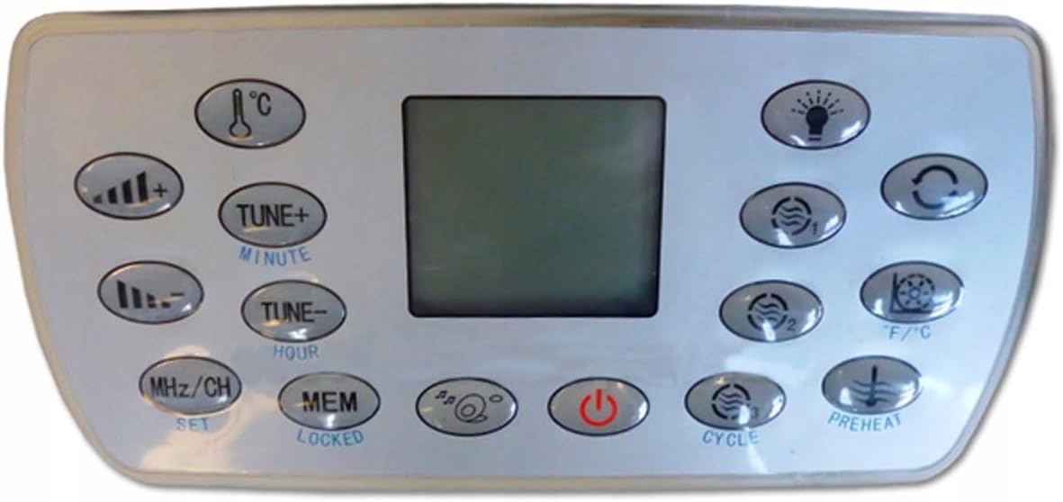 Ovládací klávesnice pro Spa Ethink KL8-3H s regulací teploty a Led