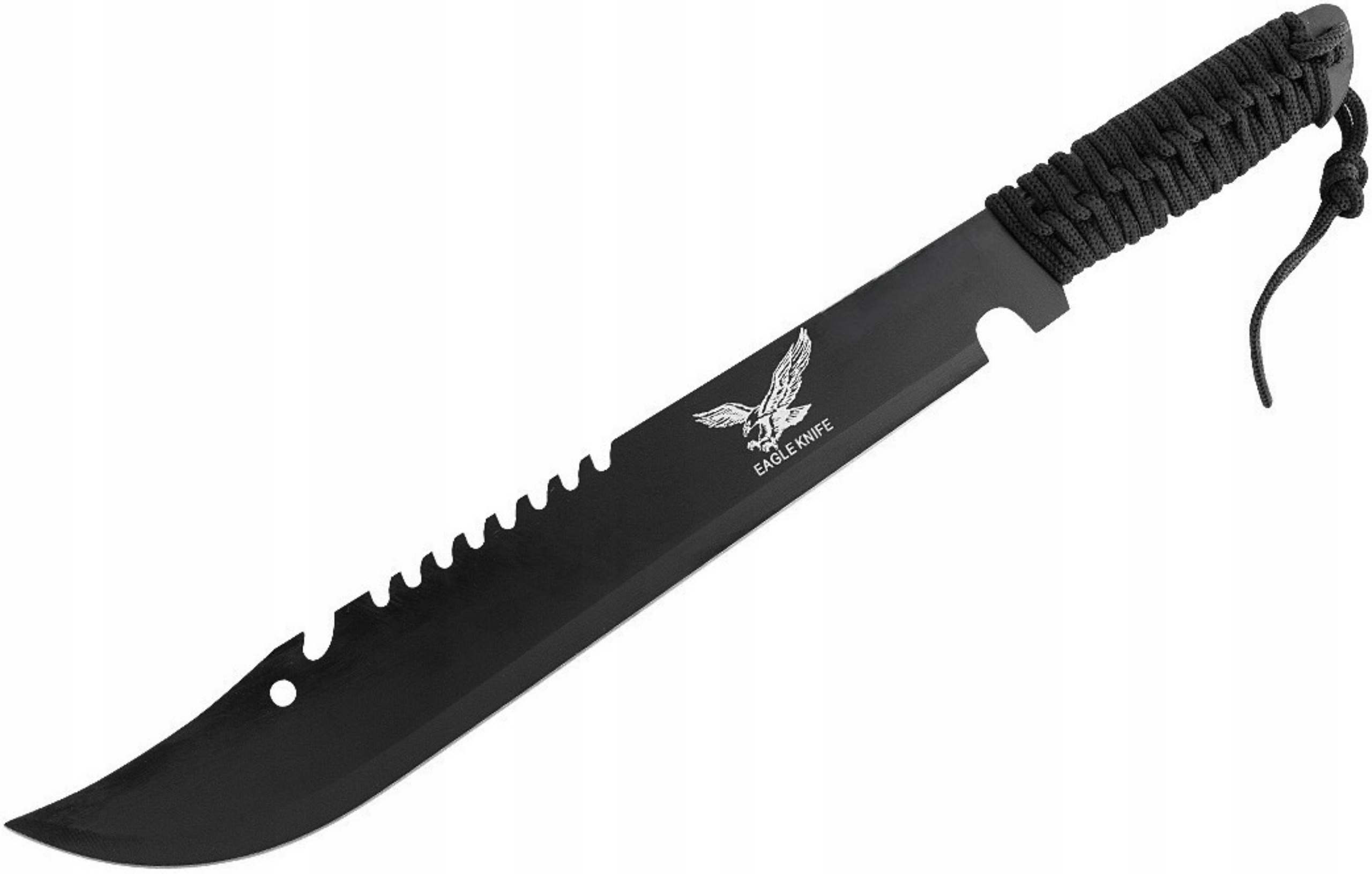 Maczeta z piłą czarna 50 cm biwakowa Bsh Adventure N-602 etui