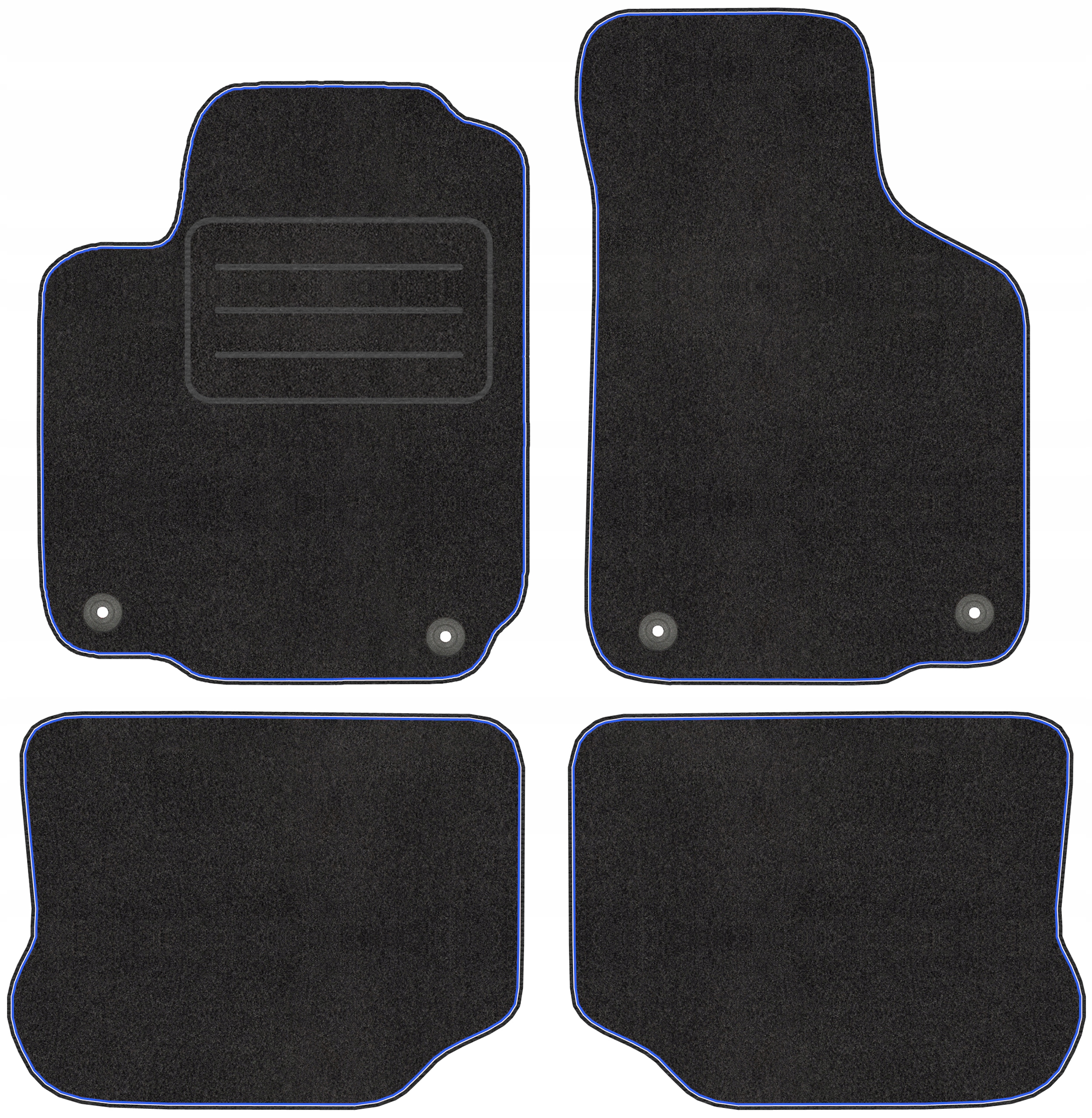 Polyamidové velúrové koberčeky pre Volkswagen Bora 98-04