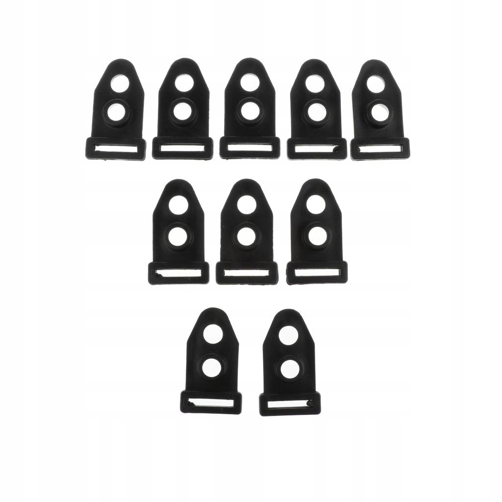 10 klipsów do plandek kempingowych