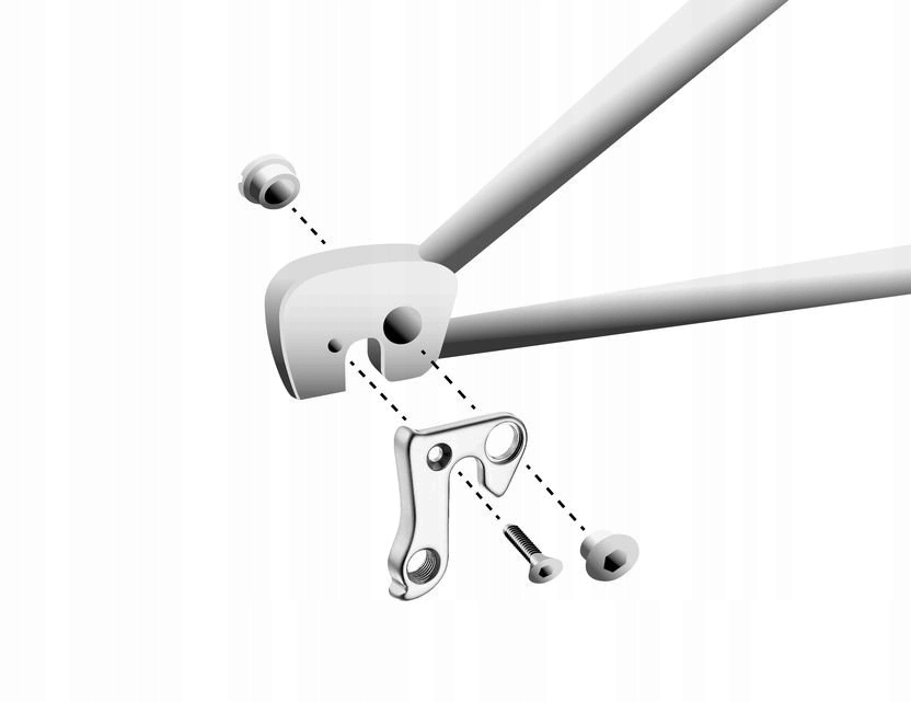 Hak Przerzutki GH-128 Kalkhoff Motobecane Mongoose CZARNY Model IUN-GH128_CZ