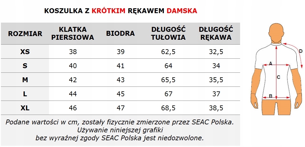 Koszulka UV damska rashguard SEAC T-SUN z krótkim rękawem biała L Kod producenta 155-33/L