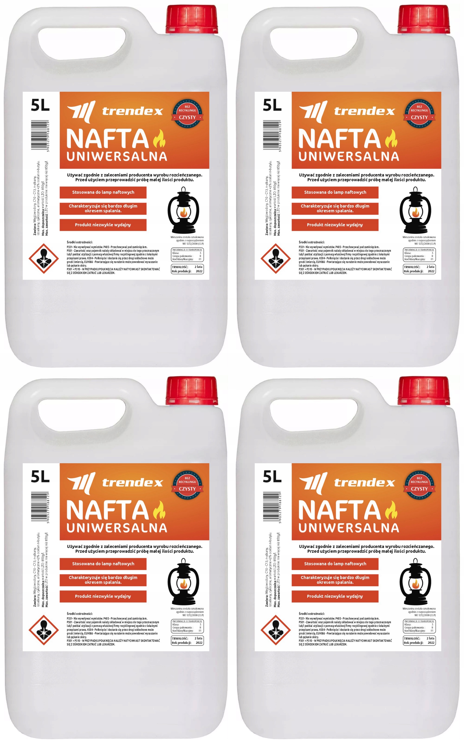 

Nafta Do Piecyków Oświetleniowa Karton 4 X 5L