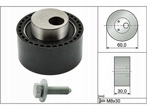 ROLKA NAPINACZA PASKA ROZRZĄDU do CITROEN C8 2.2 EAN (GTIN) 4005108132383
