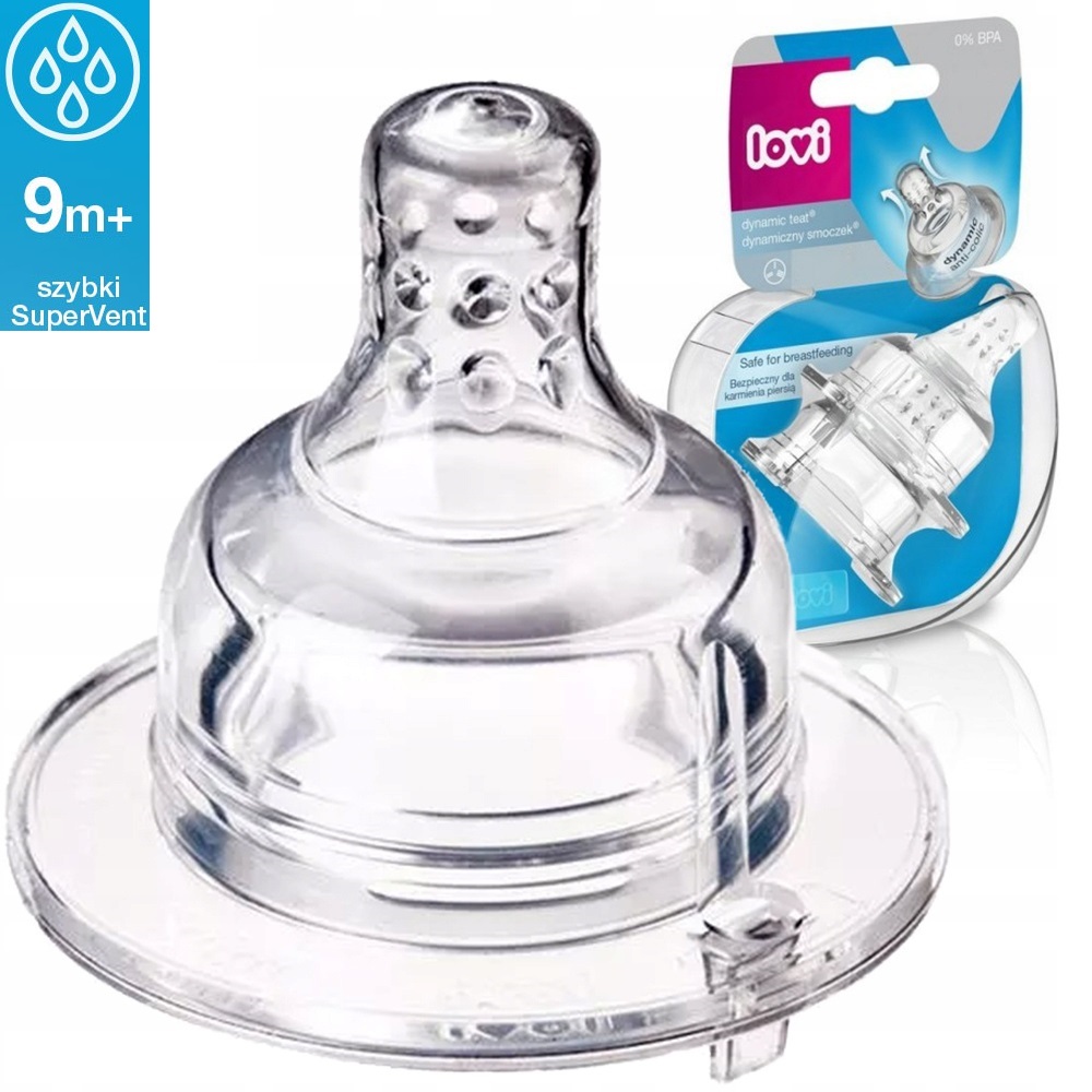 

Lovi Smoczek Do Butelki Supervent 9m+ Szybki 2 Szt