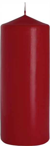 

Świeca walec burgund 8cm 20cm niekapiąca