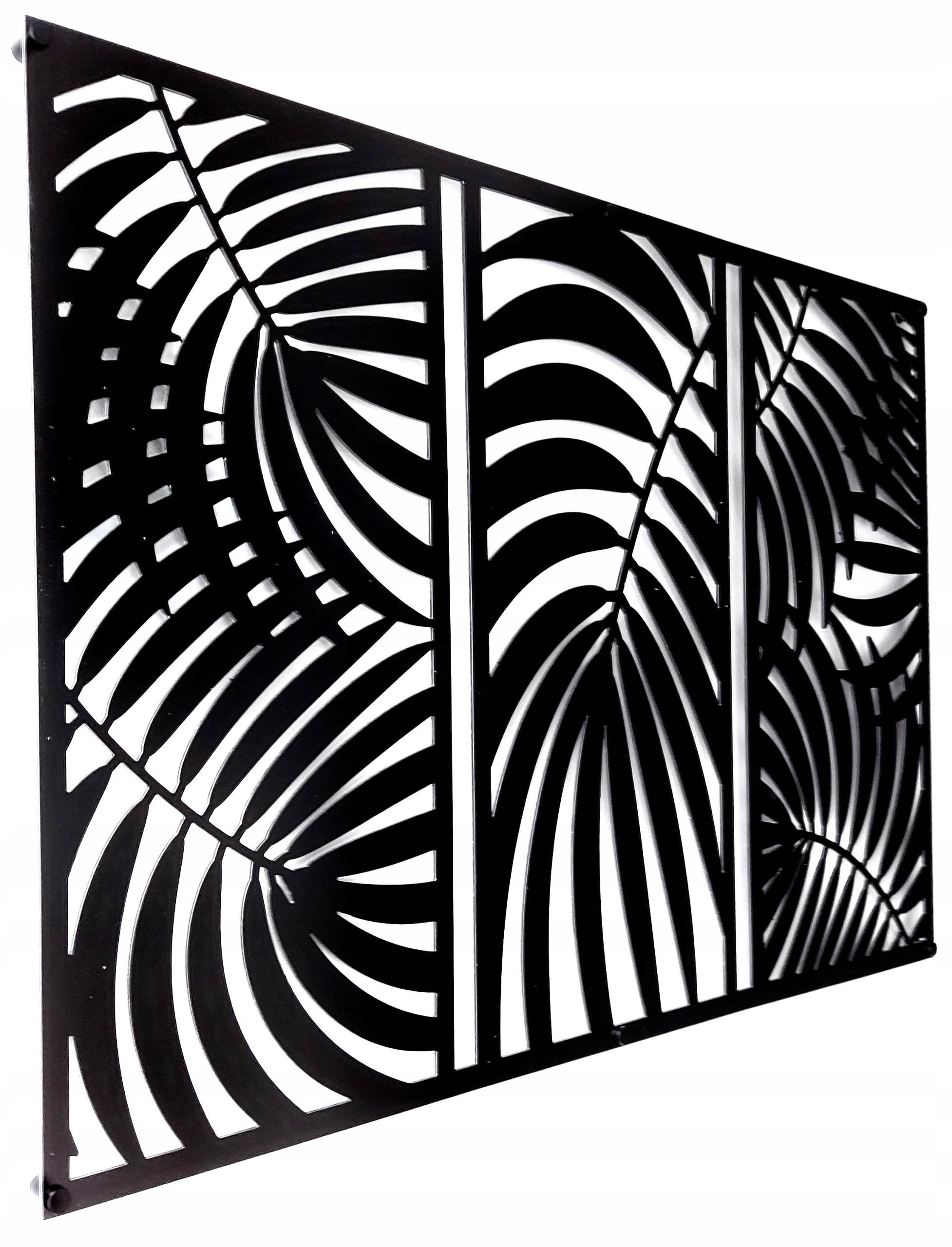 

Dekoracja metalowa panel Liście M2-140x90cm