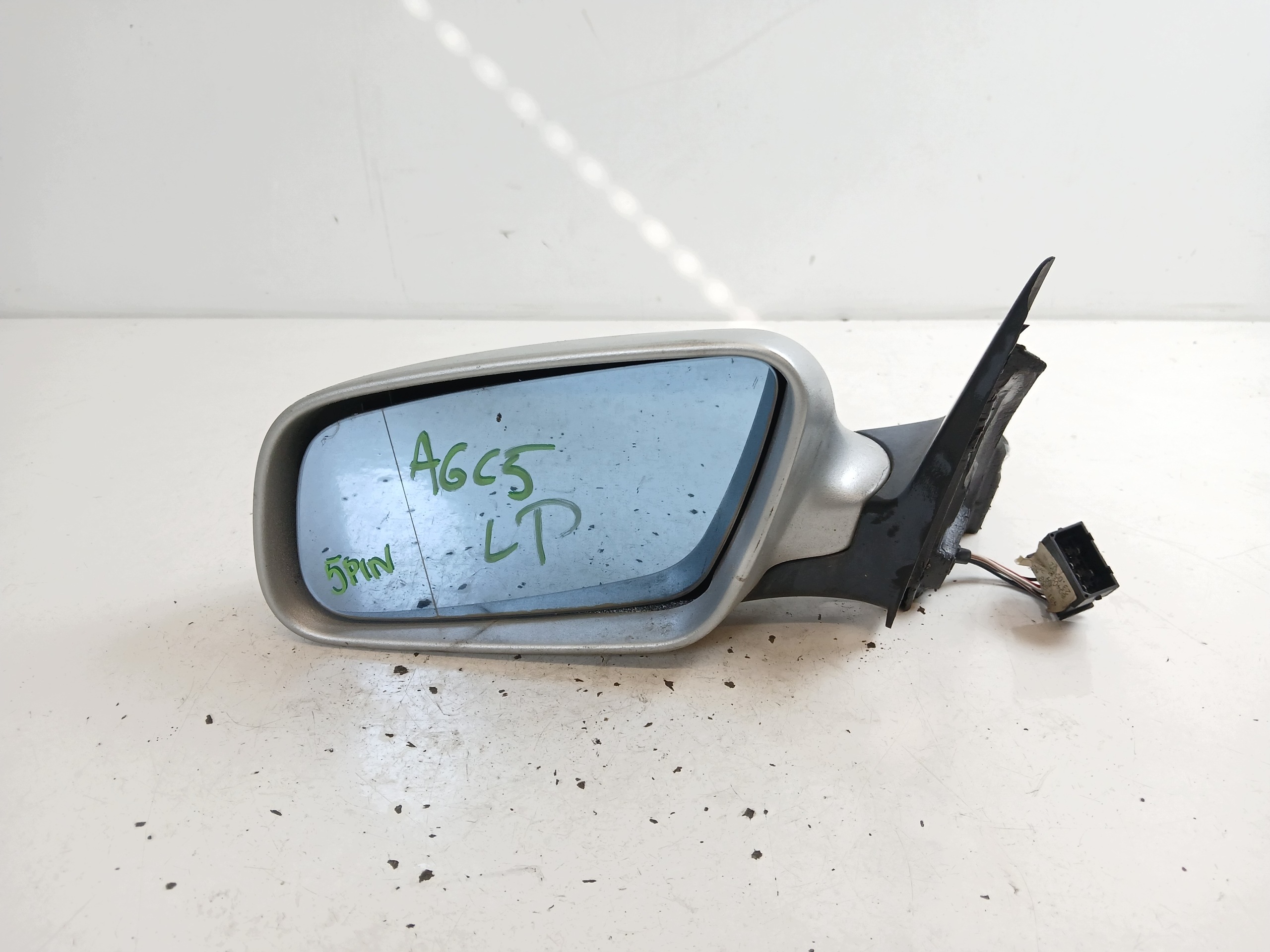 AUDI A6 C5 mirror left 5 PIN silver