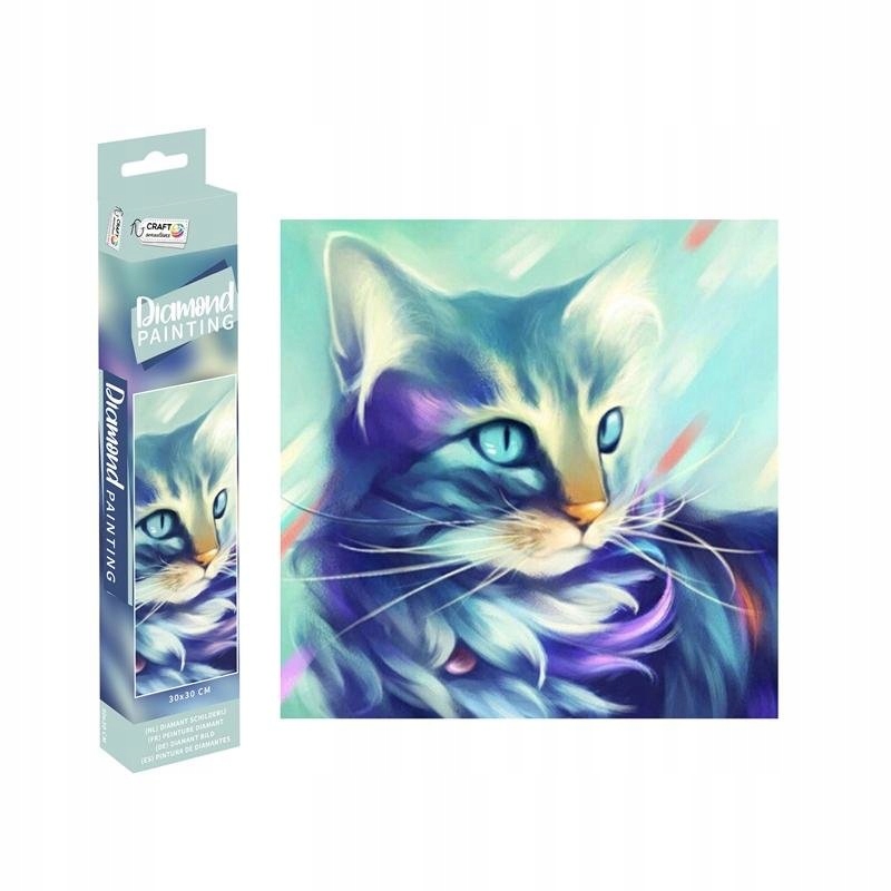 

Malowanie haft Obraz diamentowy mozaika Kot