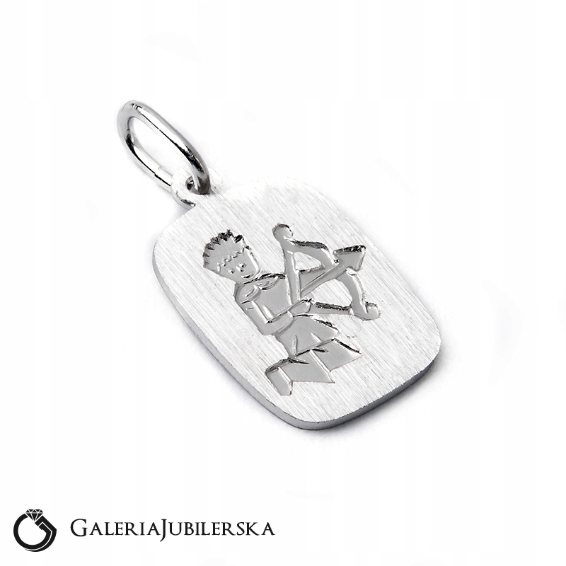 WISIOREK SREBRNY ZNAK ZODIAKU STRZELEC SAGITTARIUS