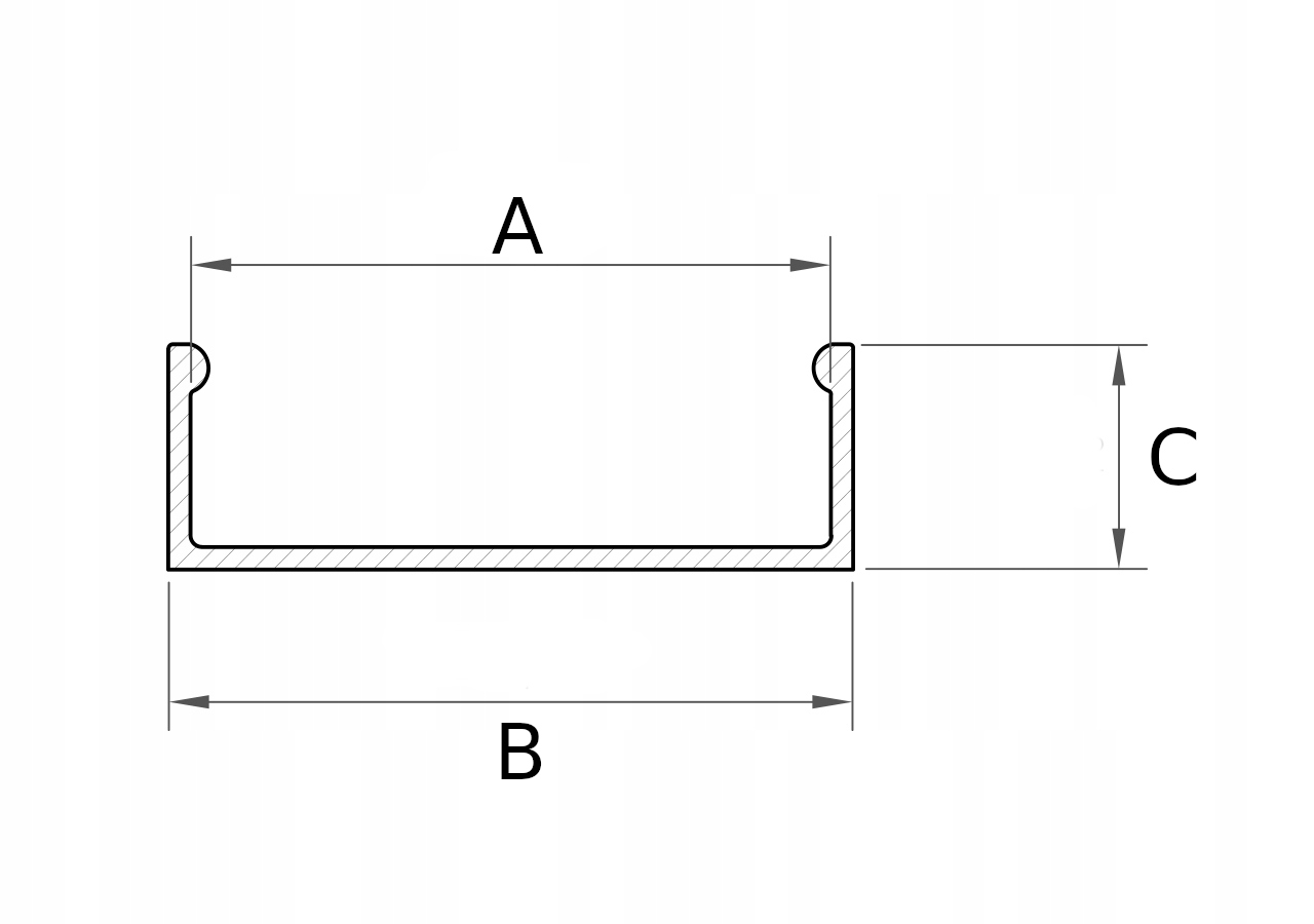 PROFIL LED - NAWIERZCHNIOWY SZEROKI P13 2 METRY Typ profil do LED