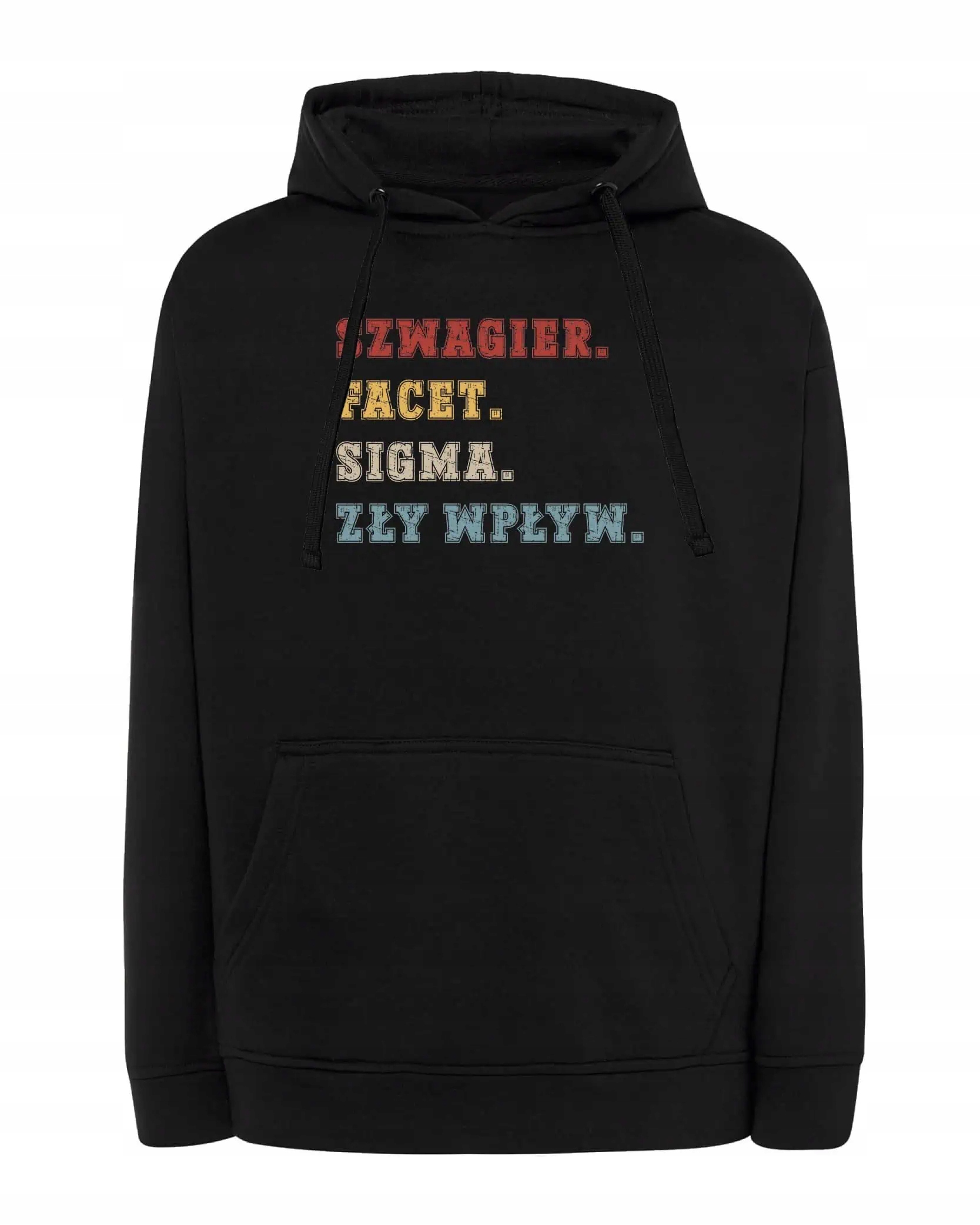 Mikina s kapucí pro Švagra Chlap Černá L