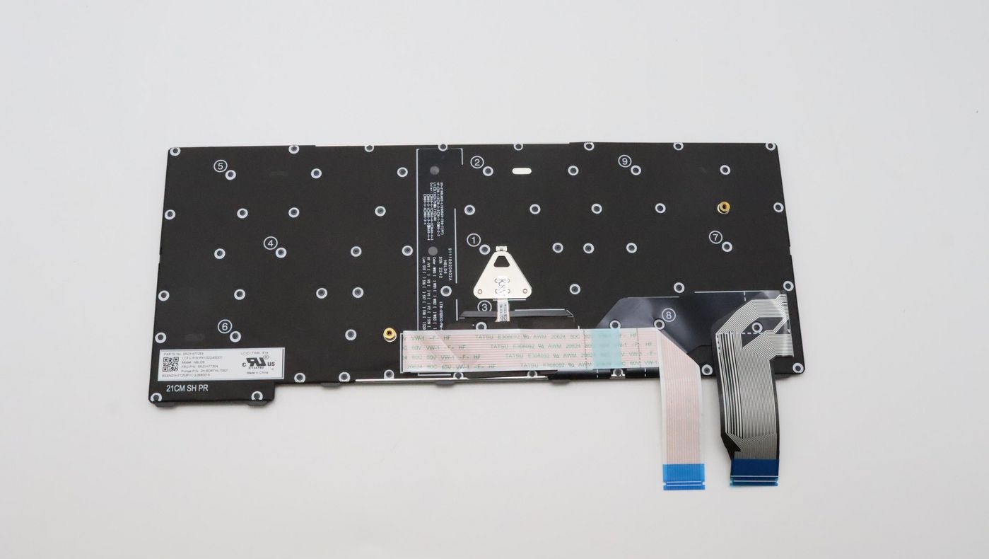 Klawiatura Lenovo Nb_kyb SER2, podświetlana, Uk/pl, czarna, 5N21H77075
