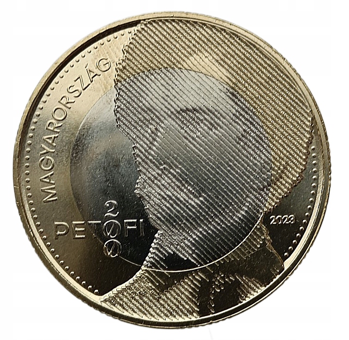 WĘGRY 200 FORINT 2023 PETOFI SANDOR BIMETAL UNC