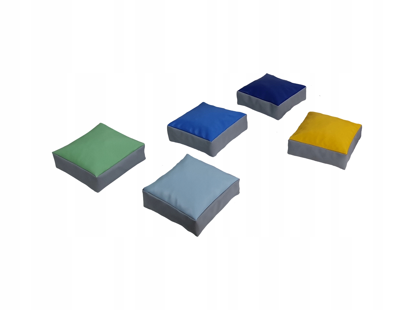 Polštáře čtvercové na sezení dropsy 5 ks