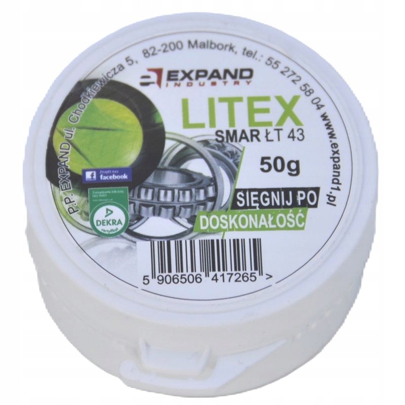 Smar ŁT-43 Expand 50g – smar litowy do łożysk tocznych i ślizgowych