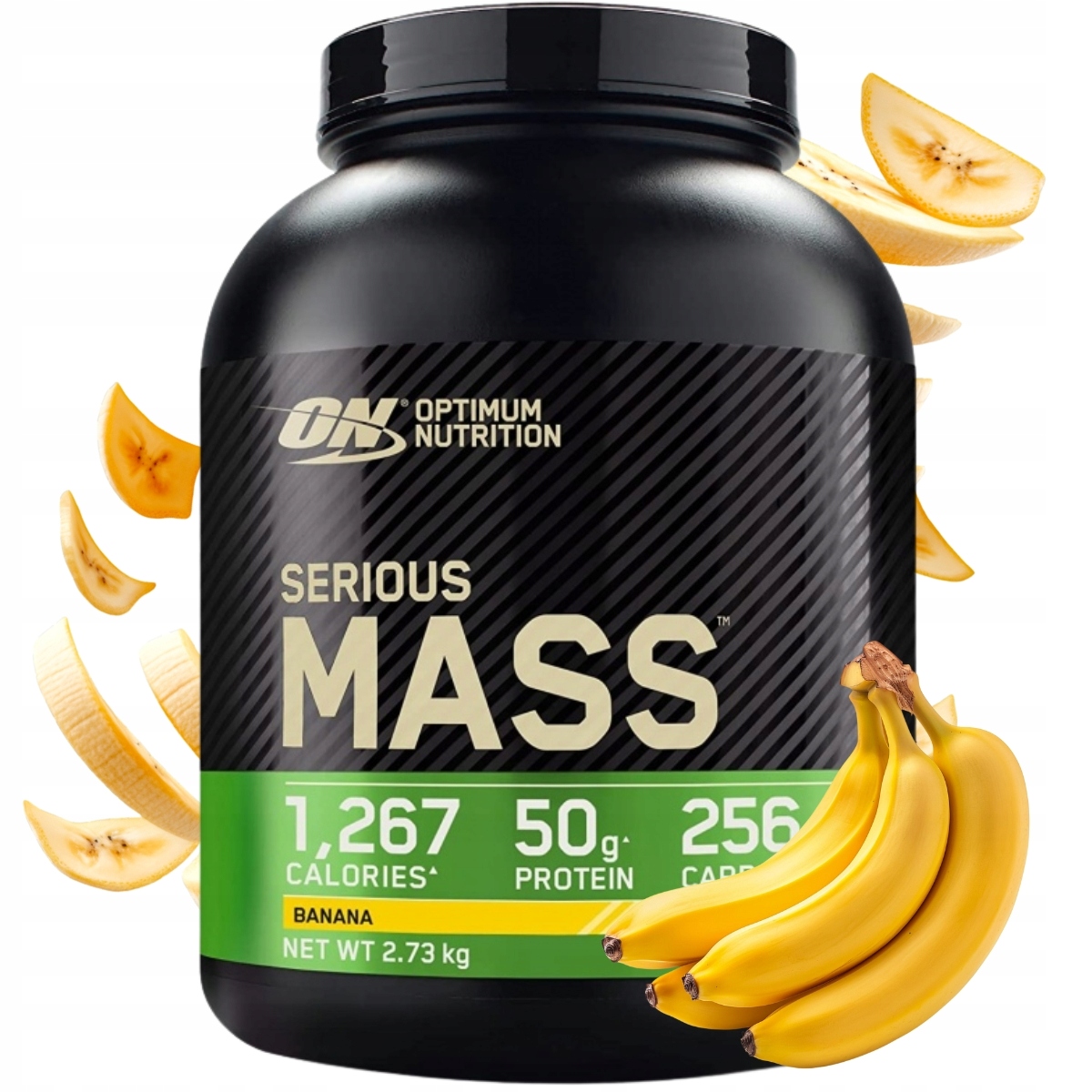On Serious Mass 2730g Gainer Na Hmotu 2,7 Optimum Banánový Banán