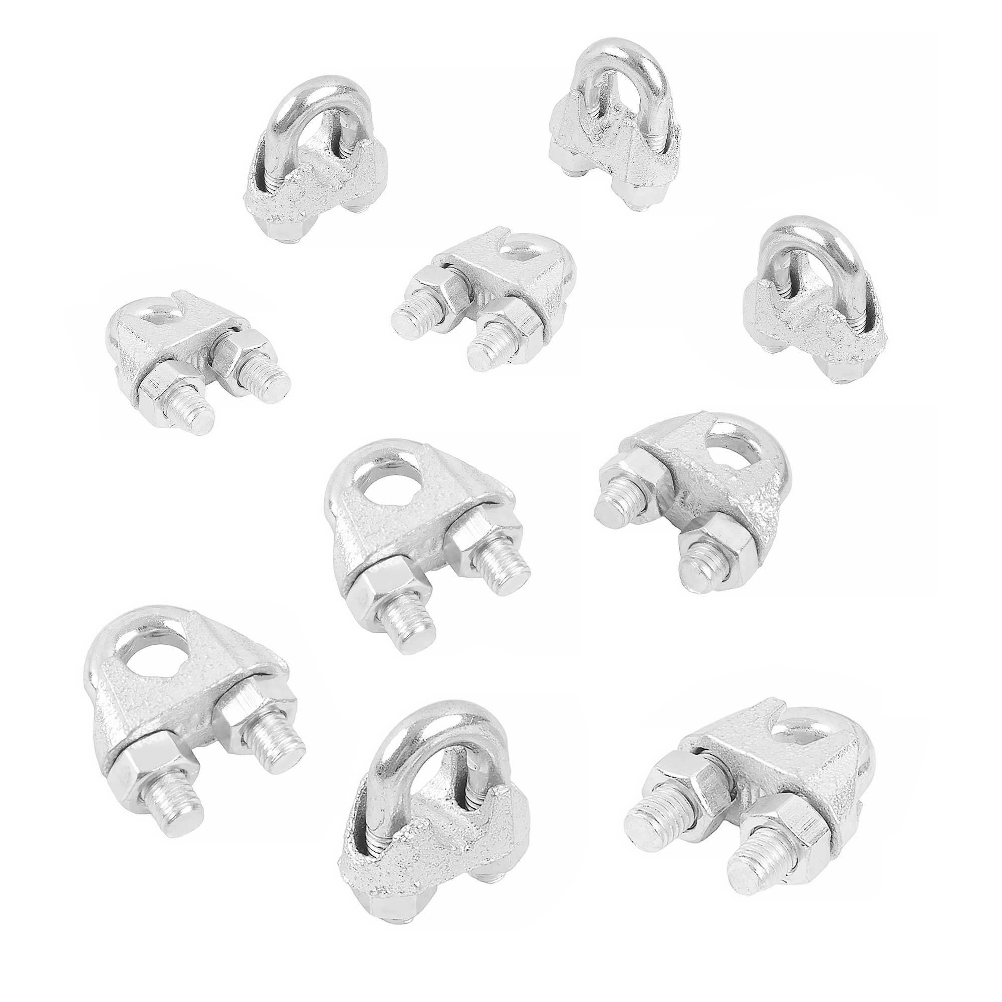 10x ZACISK LINOWY KABŁĄKOWY DO LIN OCYNK 10mm Typ zacisk