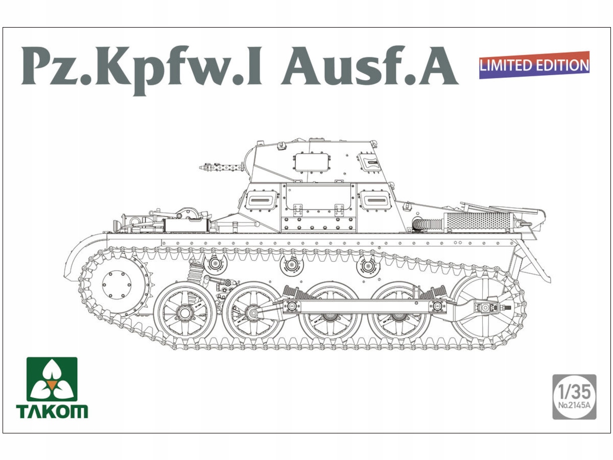 Tank Panzerkampfwagen PzKpfw I Ausf.A model 2145A Takom