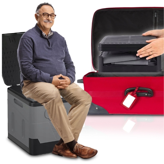 Toaleta Przenośna Turystyczna Wc Krzesło Toaletowe Dla Seniora Na Działkę