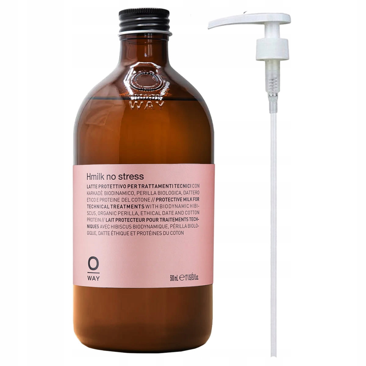 Oway Hmilk No Stress Mléko pro obnovu vlasových vazeb 500 ml pumpička
