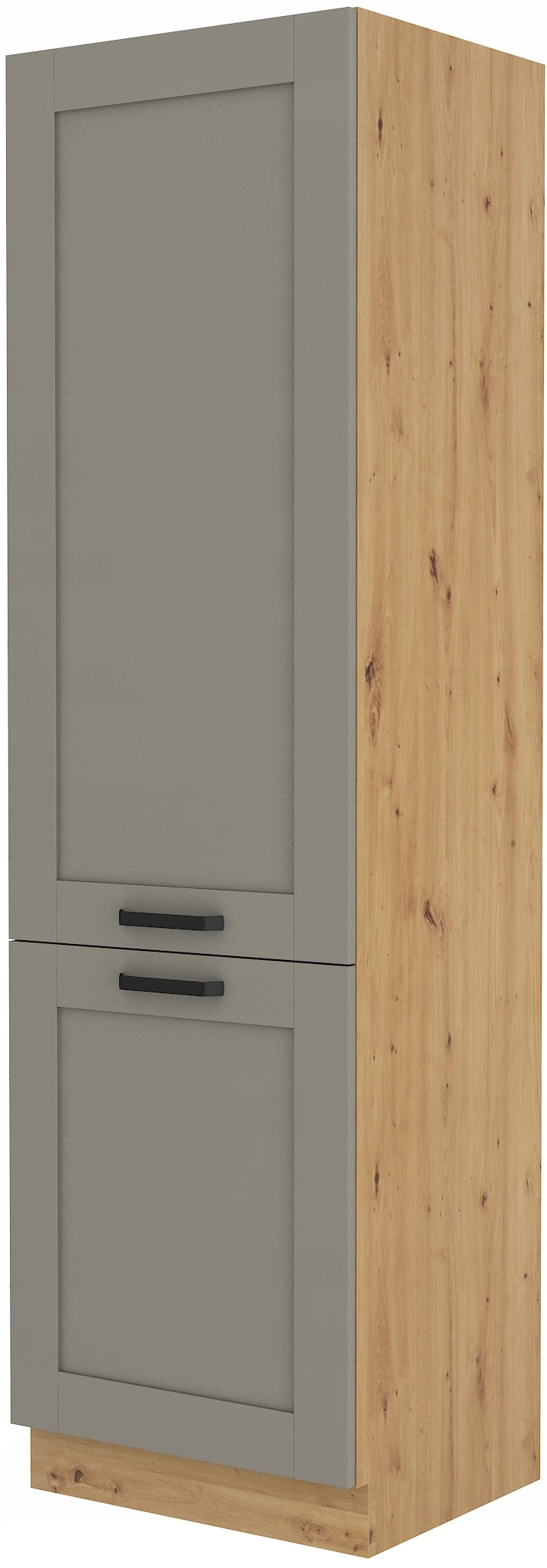 Kuchyňská skříňka hospodářský komín 60 s policemi. Světle šedá Dub Artisan.