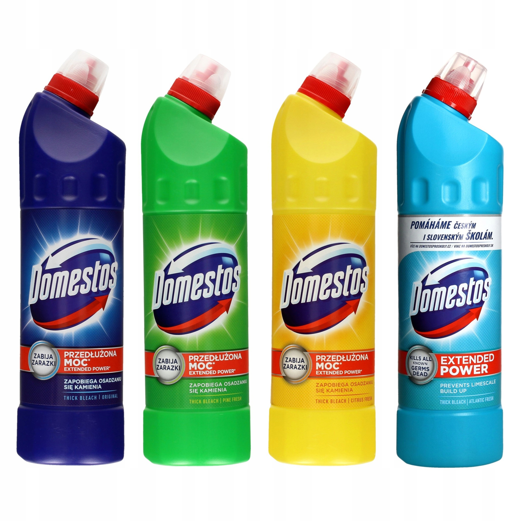 

Płyn do Wc 750ml Domestos zestaw 4szt.