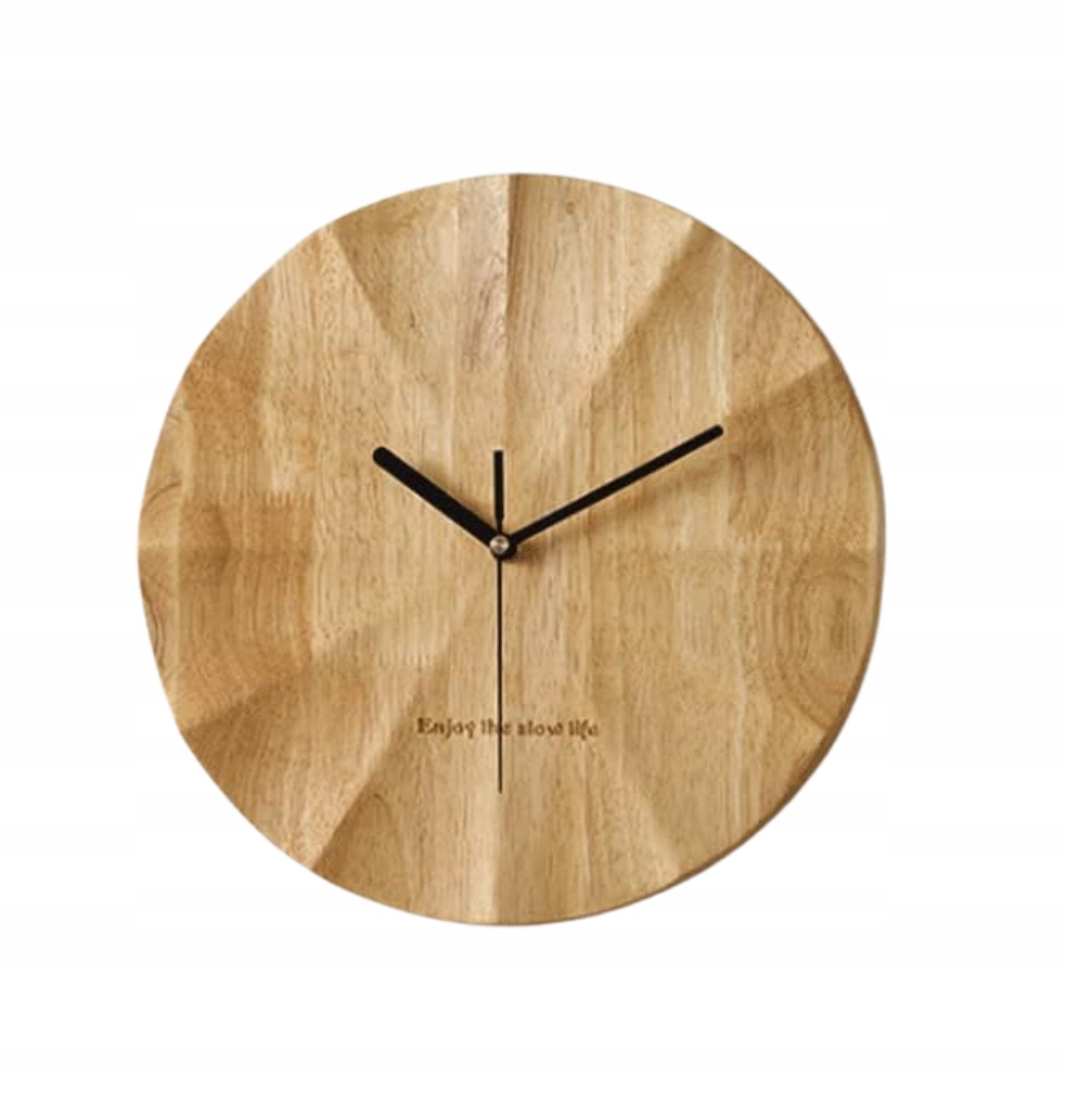 Moderné Nástenné Hodiny Dikom Drevené Modernistické Boho Loft