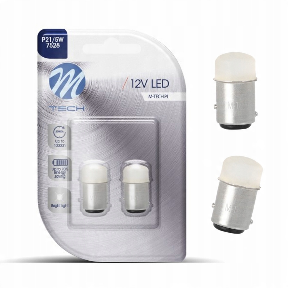 

Blister 2x Dioda Led L038 BaY15d 9xSMD3014 biała