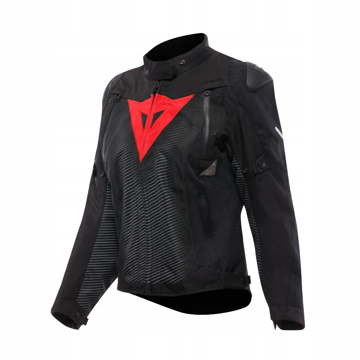 Motocyklová bunda Dainese Sprint D-Dry Wmn Jacket Čierna/Červená 46