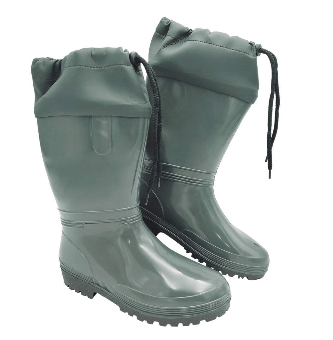 Kalosze Gumowce Z Kołnierzem Pvc Buty Demar Rainny-s 40/41
