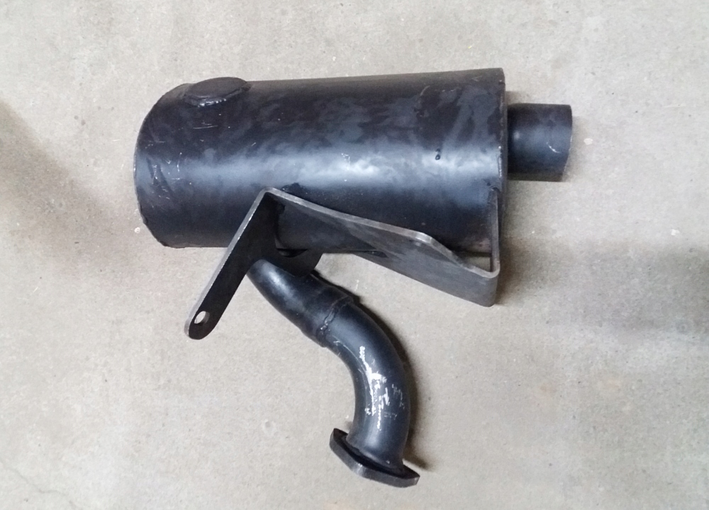 ГЛУШИТЕЛЬ 331/27844 JCB 3CX 4CX TURBO PERKINS AK