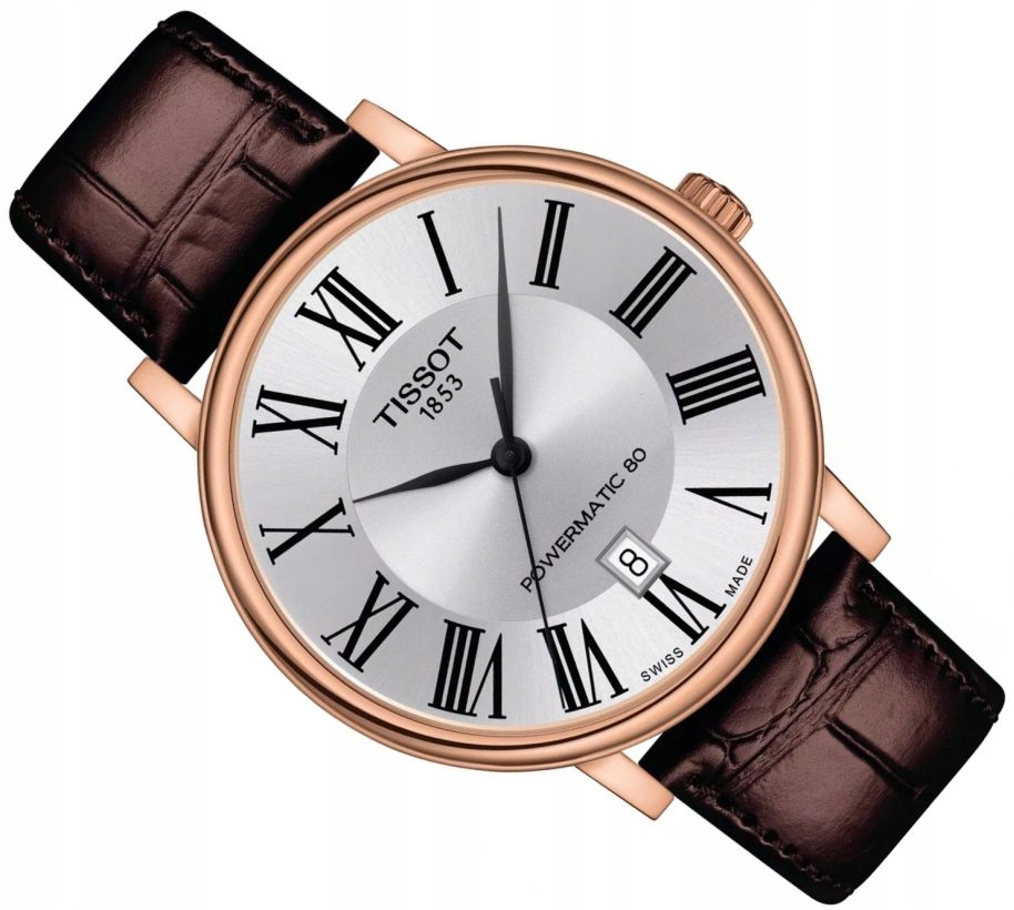 Klasické A Elegantní Pánské Hodinky Tissot Carson Powermatic 80 Ø40 mm Box
