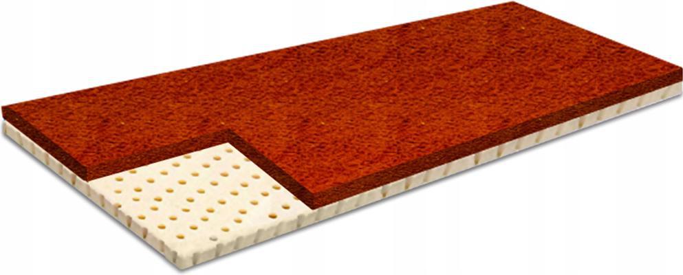 Povrchový kokosový latexový návlek 150 x 200 4 cm, vystužená topperová pena