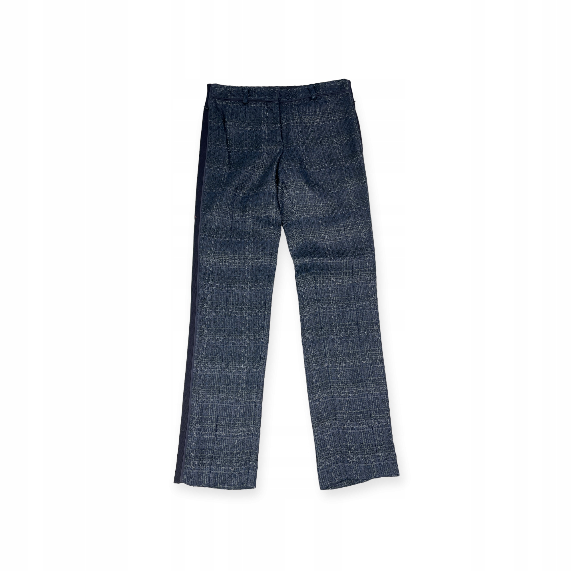 Tmavě modré dámské vlněné kalhoty Tory Burch Xs