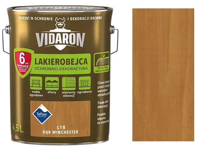 Vidaron Lakierobejca Do Drewna Dąb Winchester L18 9L