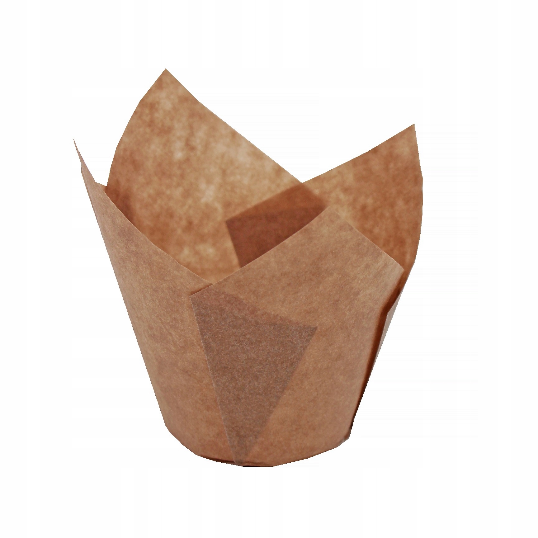

Papilotki tulipany do muffin jasny brąz 180 szt.