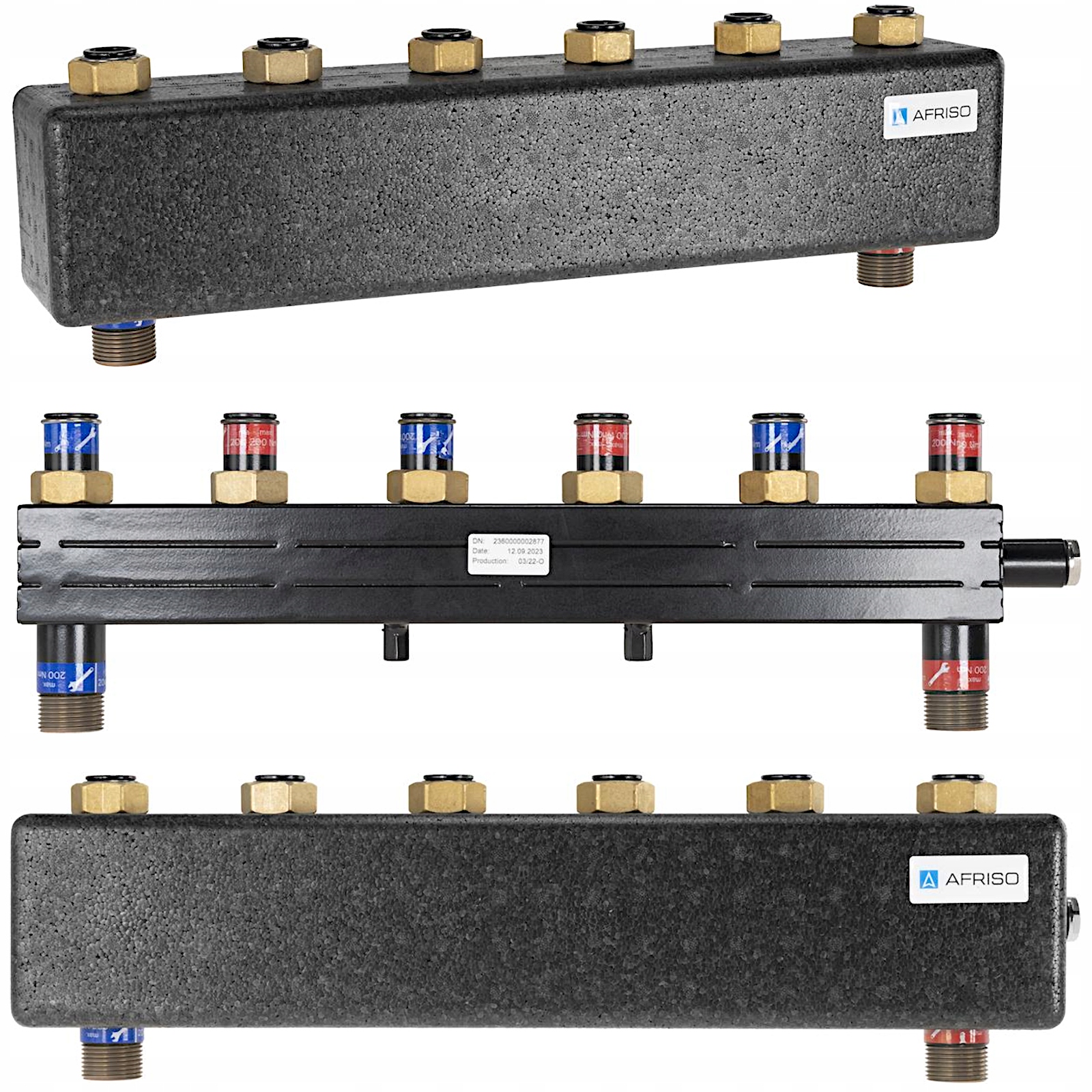 Rozdeľovač S Hydraulickou Spojkou Ksv 90-3 Hw 3 Čerpacie Okruhy Afriso