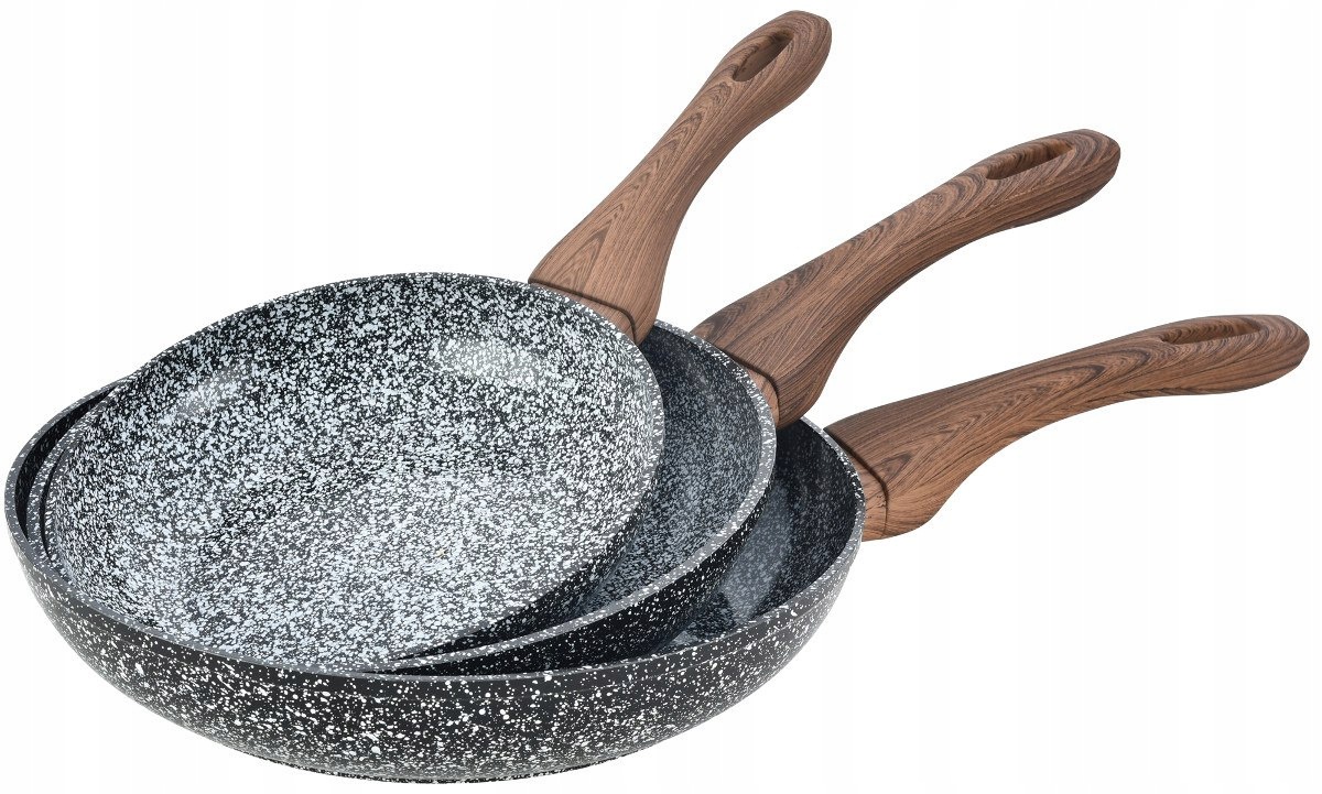 3 Granitové Pánve Granit Kinghoff KH-1030