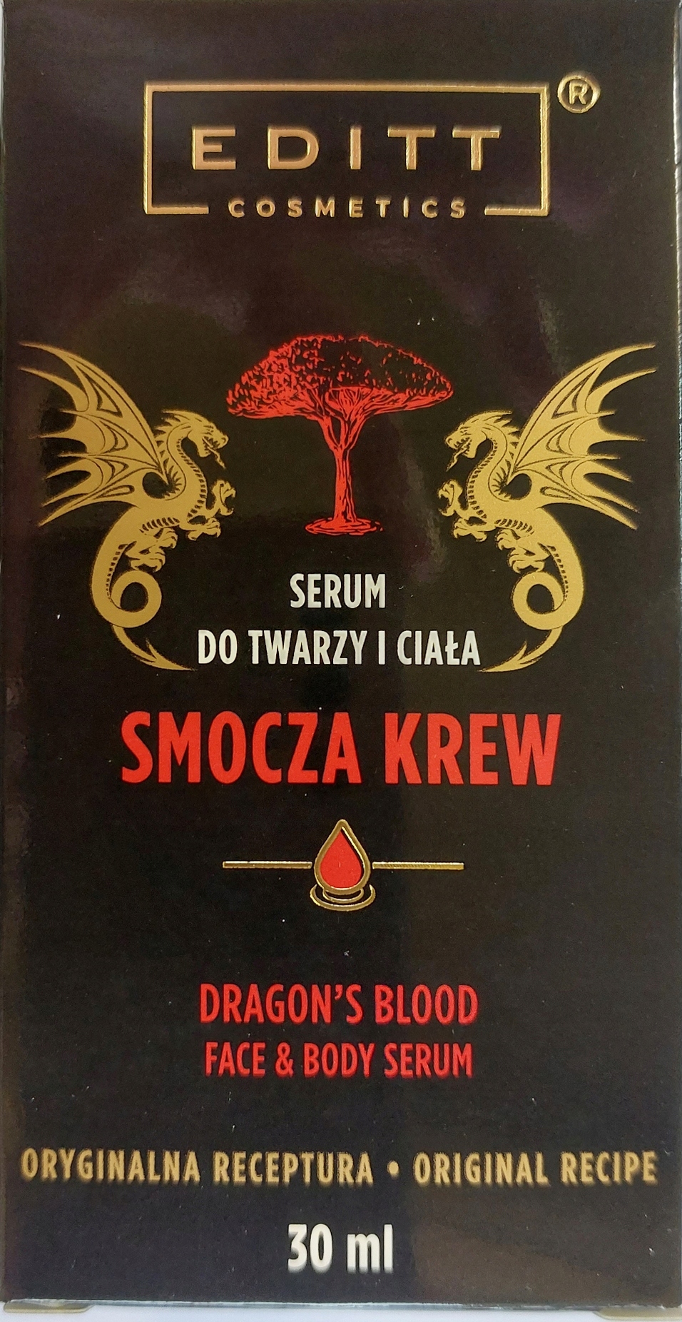 

Editt serum do twarzy smocza krew regenerujące 30