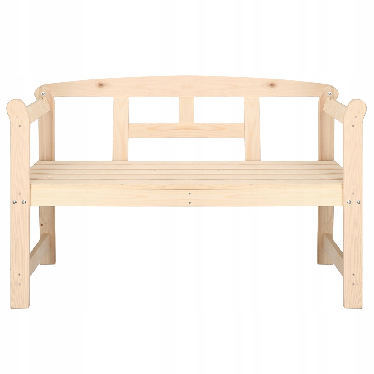 ŁAWKA OGRODOWA DREWNIANA parkowa 120cm DWUOSOBOWA ŁAWECZKA TARAS SOLIDNA Producent Springos