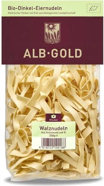 Levně 4x Alb-Gold Těstoviny špaldová vaječná stuha Bio 250 g