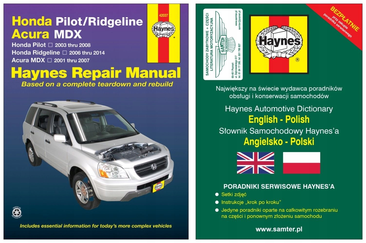 Honda Pilot Ridgeline Acura MDX (2001-2014) Haynes