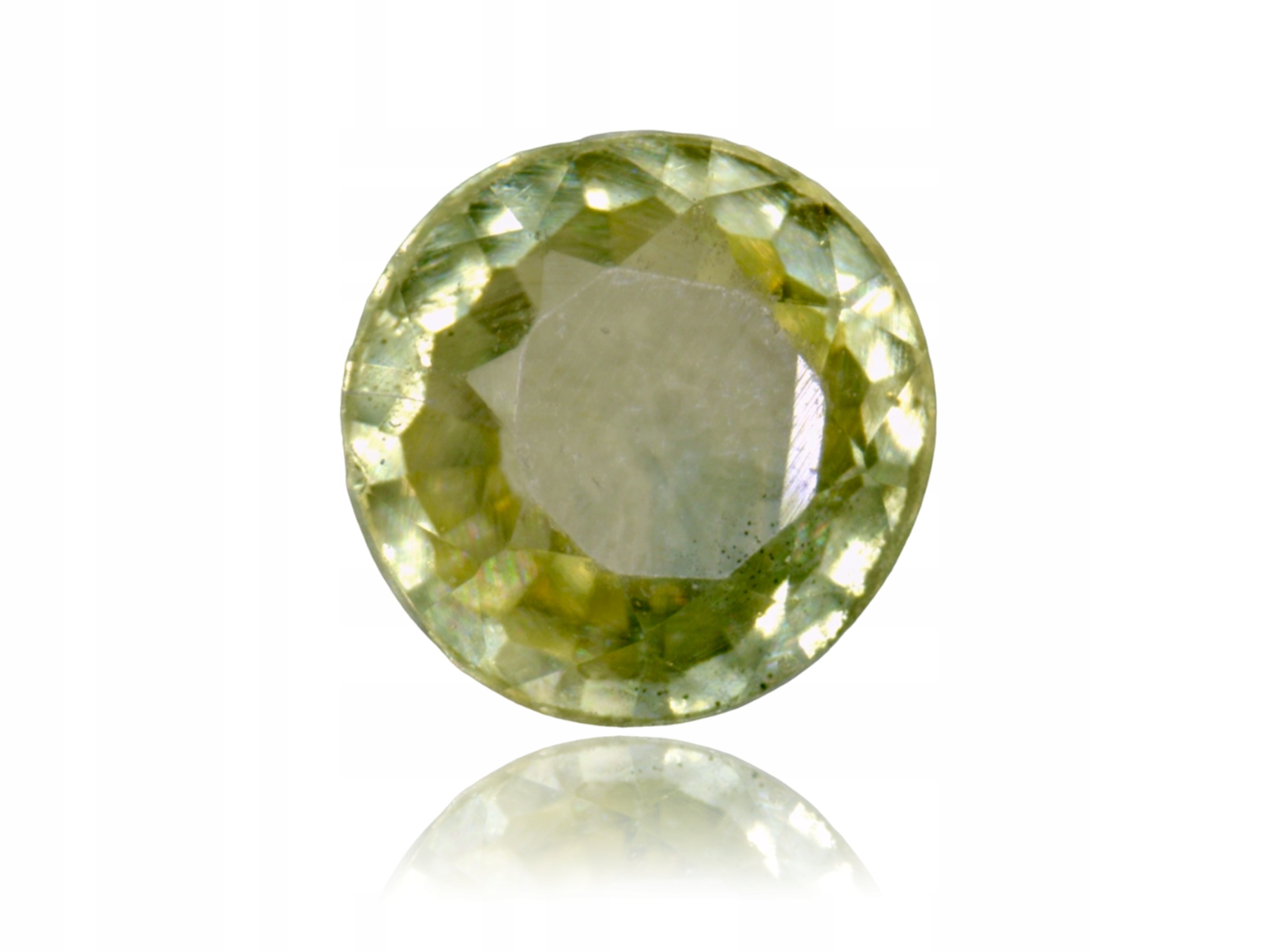 Safír 0.13ct Žlutý Kulatý eCertifikát Wbd