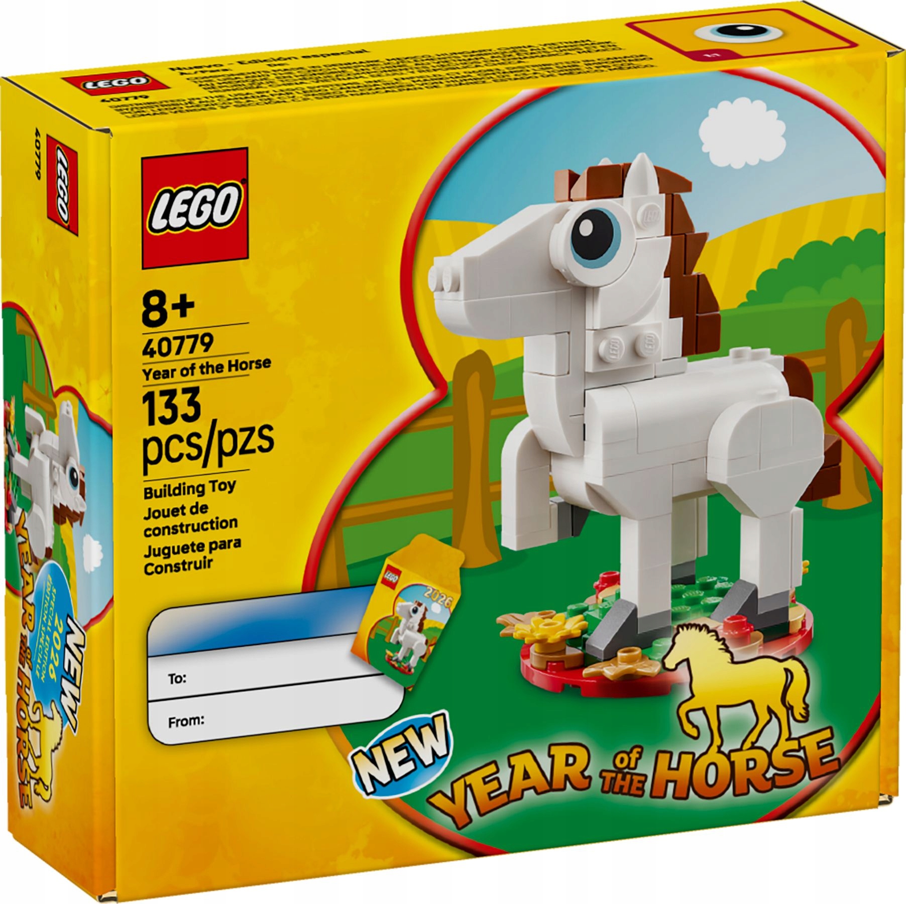 LEGO - zestaw 40779, Rok konia