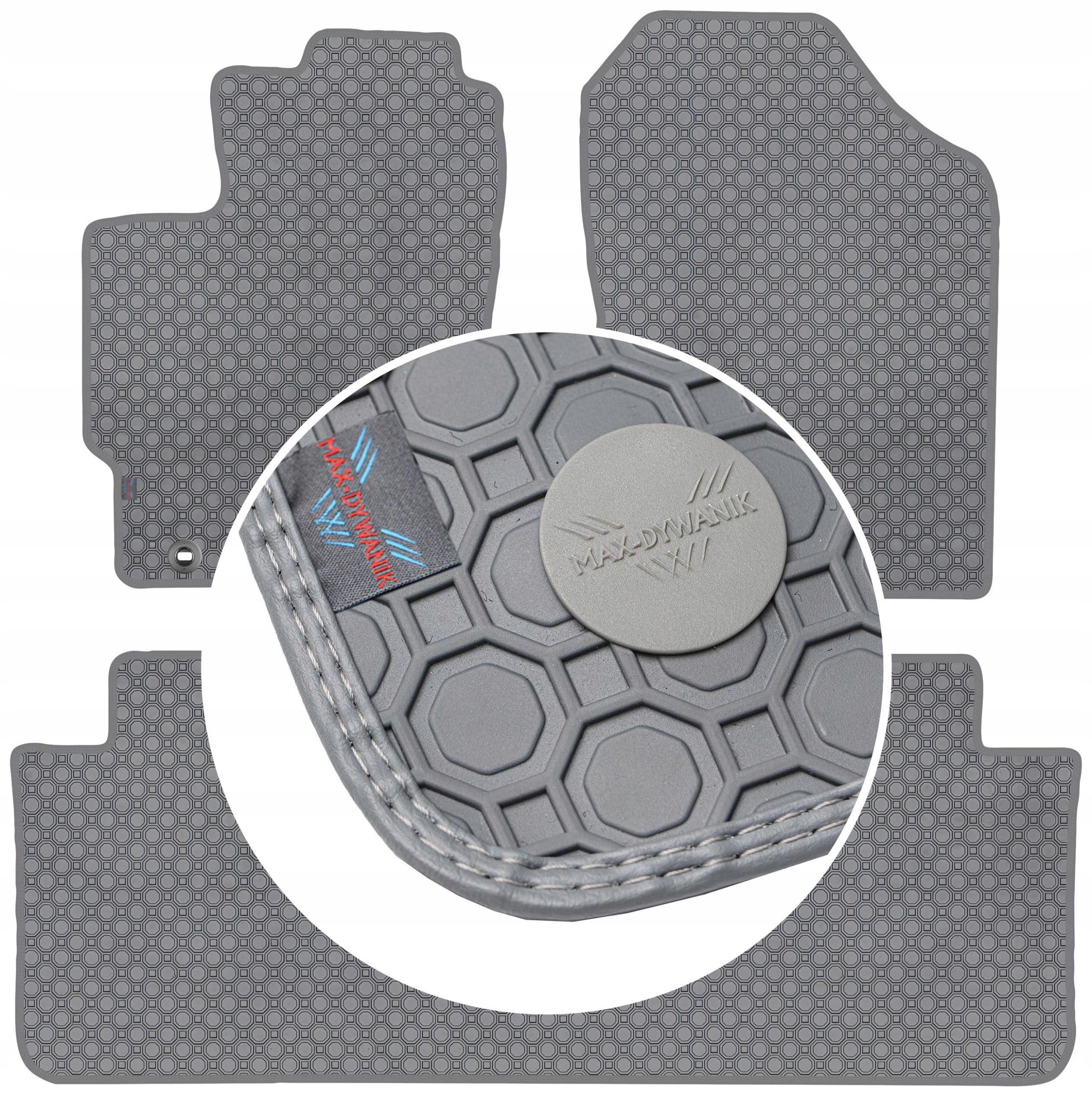 Toyota Yaris III 2011-2019 Koberce Popielate