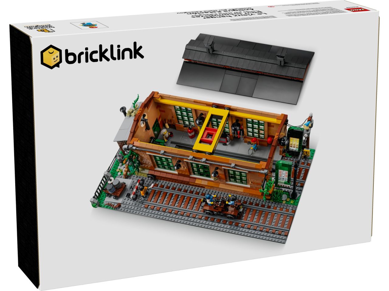 LEGO Bricklink 910033 Old Train Engine Shed Stara lokomotywowania Marka LEGO