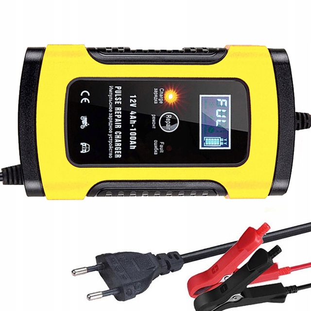 

Prostownik Ładowarka Do Akumulatora LCD 12V 6A