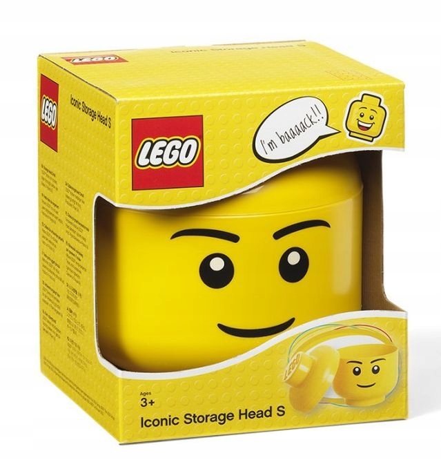 Pojemnik Lego Głowa Chłopiec S